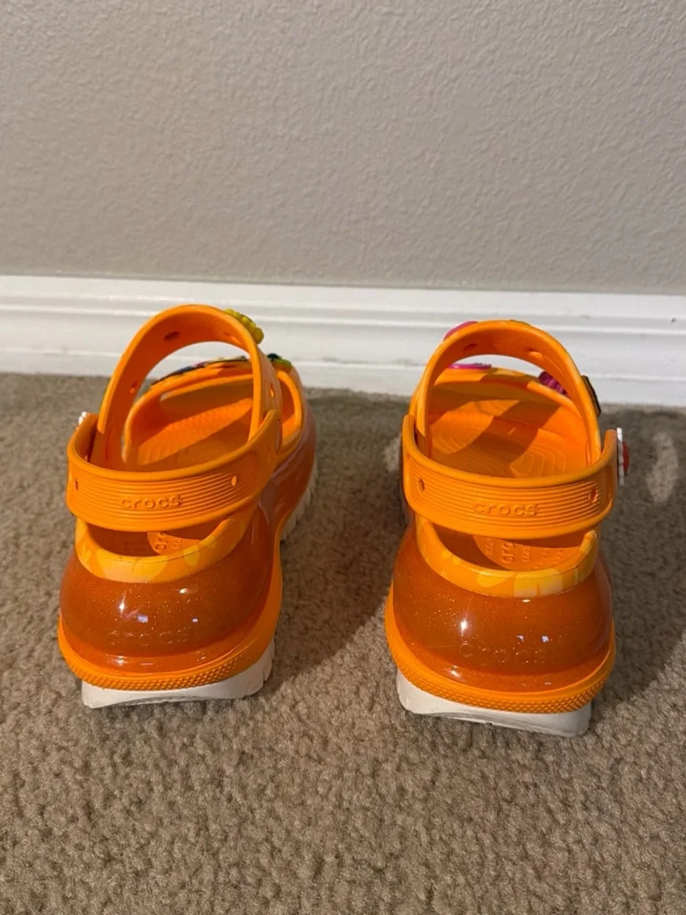 Lizzie Mcguire Orange Crocs